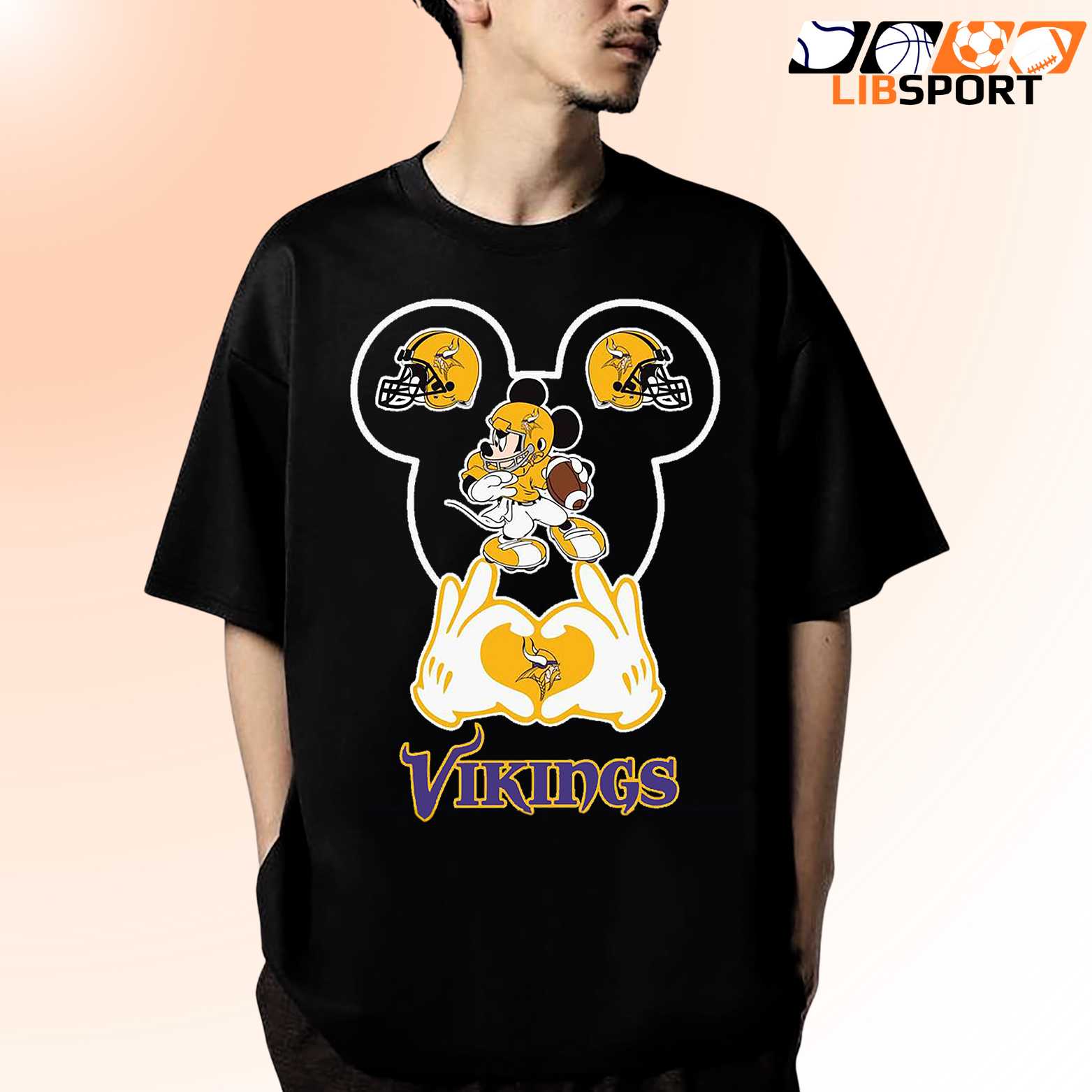 Mickey Love Vikings T Shirt, Game Day Shirt